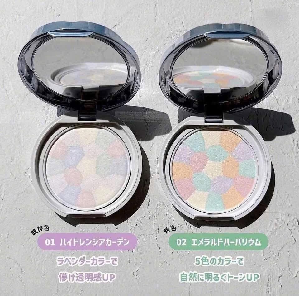  Phấn Phủ Đa Sắc Canmake Tokyo Illuminating Finish Powder Abloom SPF24 PA++ (XANH) 