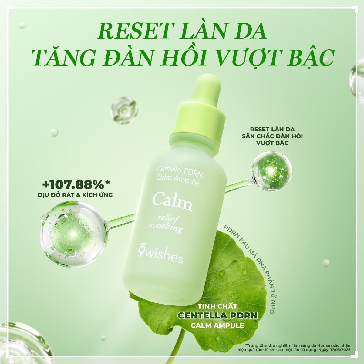  (Mẫu mới) Tinh chất Cấp ẩm, Sáng Da 9Wishes Ampule Serum 30ML 