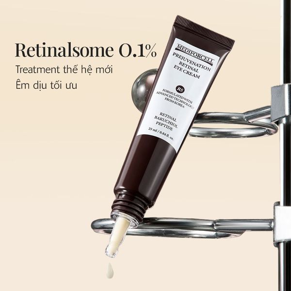  Kem Dưỡng Mắt Mediforcell Prejuvenation Retinal Eye Cream 25ml 