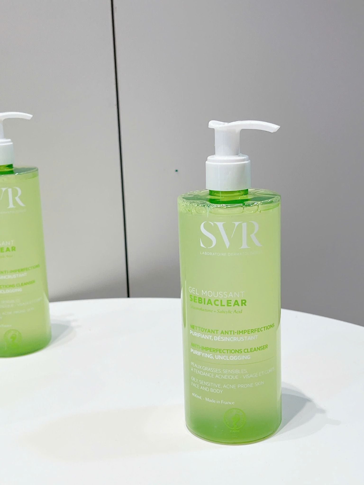  Sữa Rửa Mặt Dạng Gel, Dành Cho Da Dầu SVR Sebiaclear Gel Moussant (XANH LÁ) 