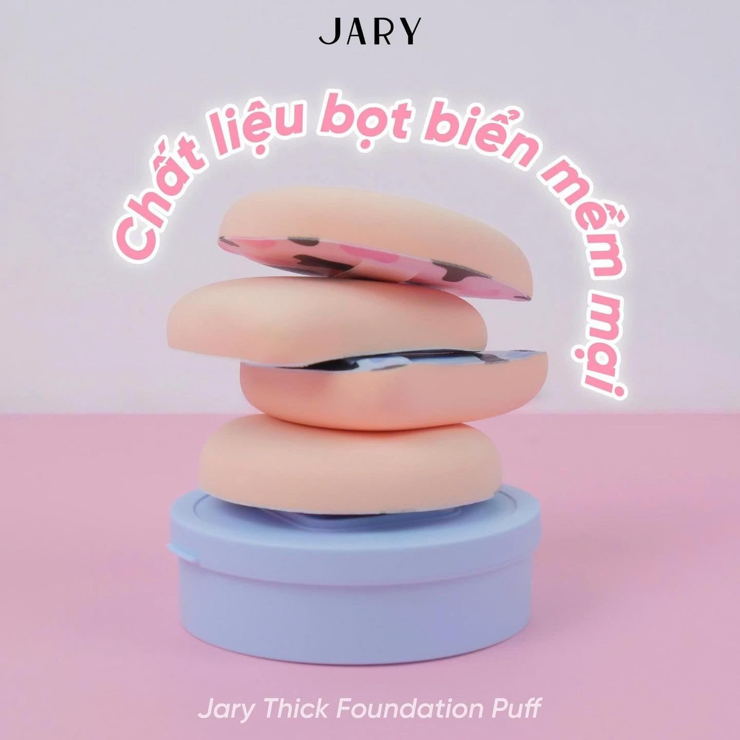  Mút tán kem nền dày Jary Thick Foundation Puff 