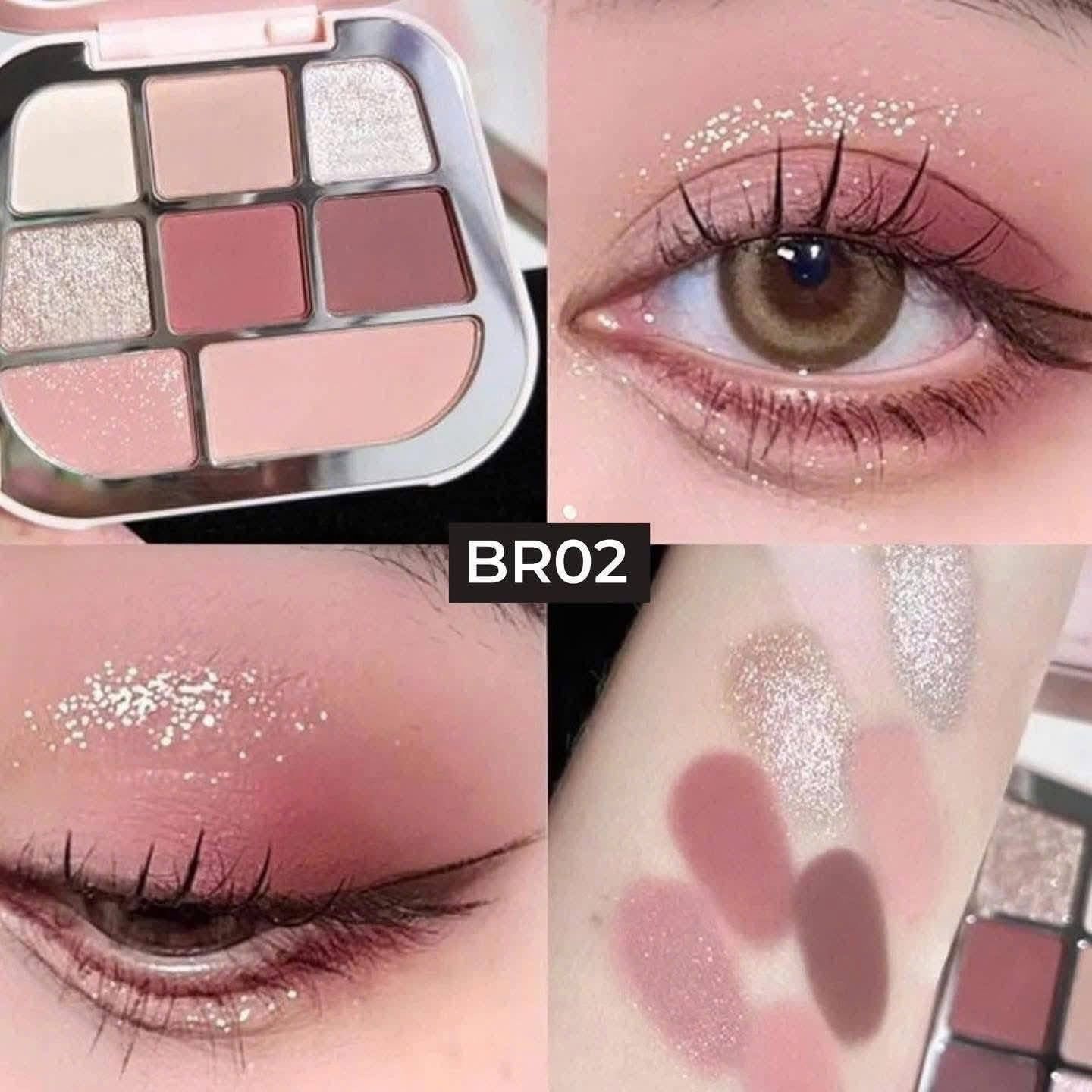  Bảng Phấn Mắt 8 Ô Focallure 8 Pan Pressed Powder Palette 9.6g 