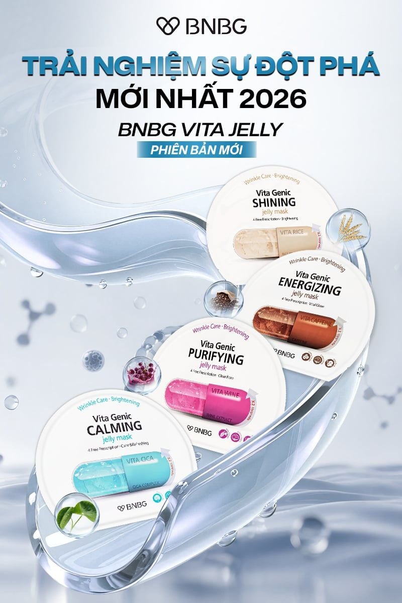  Mặt Nạ Giấy Dưỡng Da Vitamin BNBG Vita Genic Jelly Mask (1 miếng) 