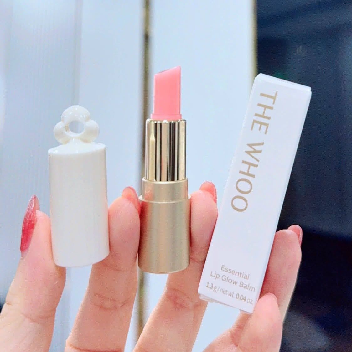 Son dưỡng có màu The Whoo Essential Lip Glow Balm 1.3g (MINI SIZE) 
