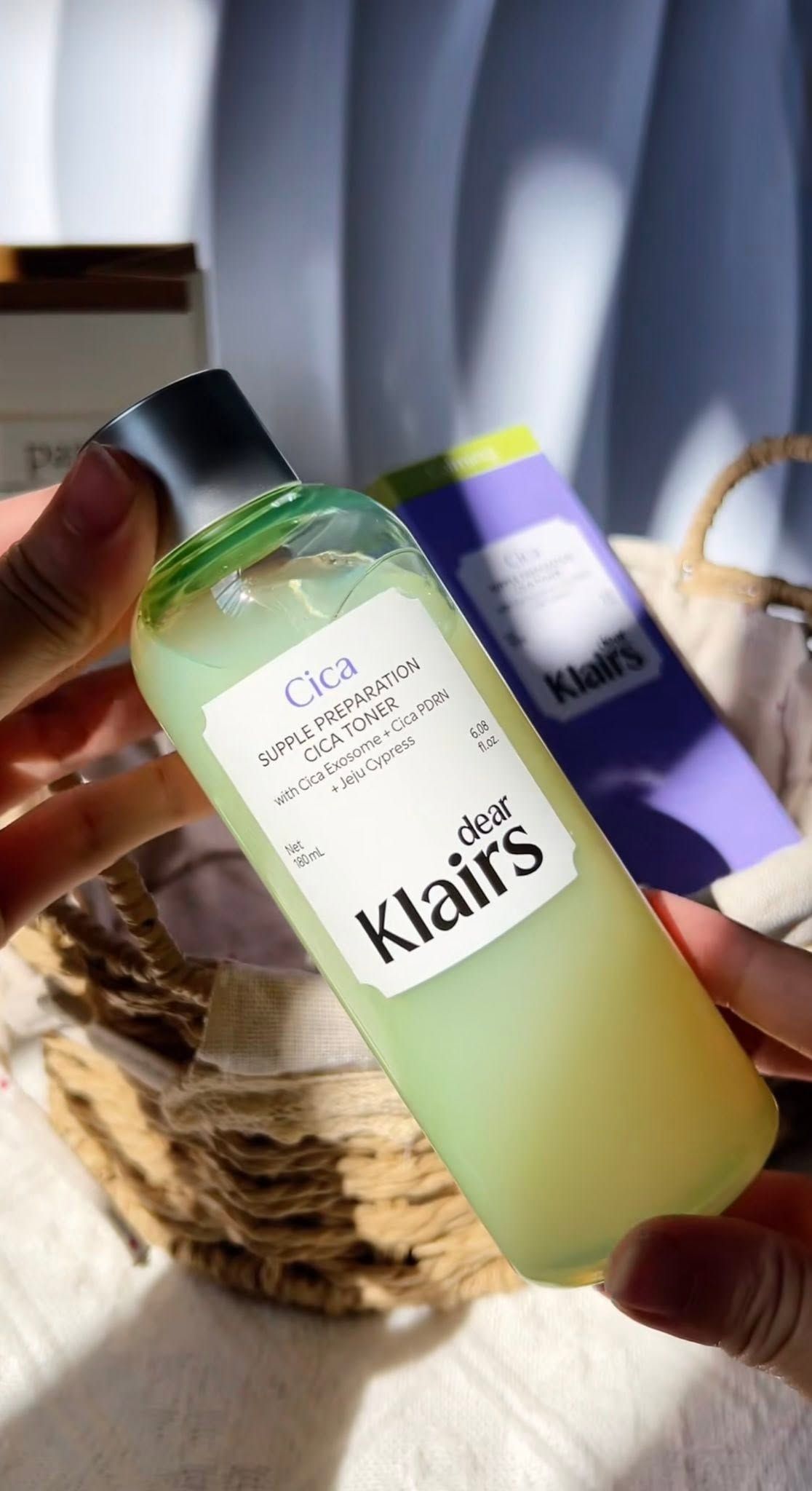  Nước Hoa Hồng Làm Dịu, Phục Hồi Klairs Supple Preparation Cica Toner 180ml 