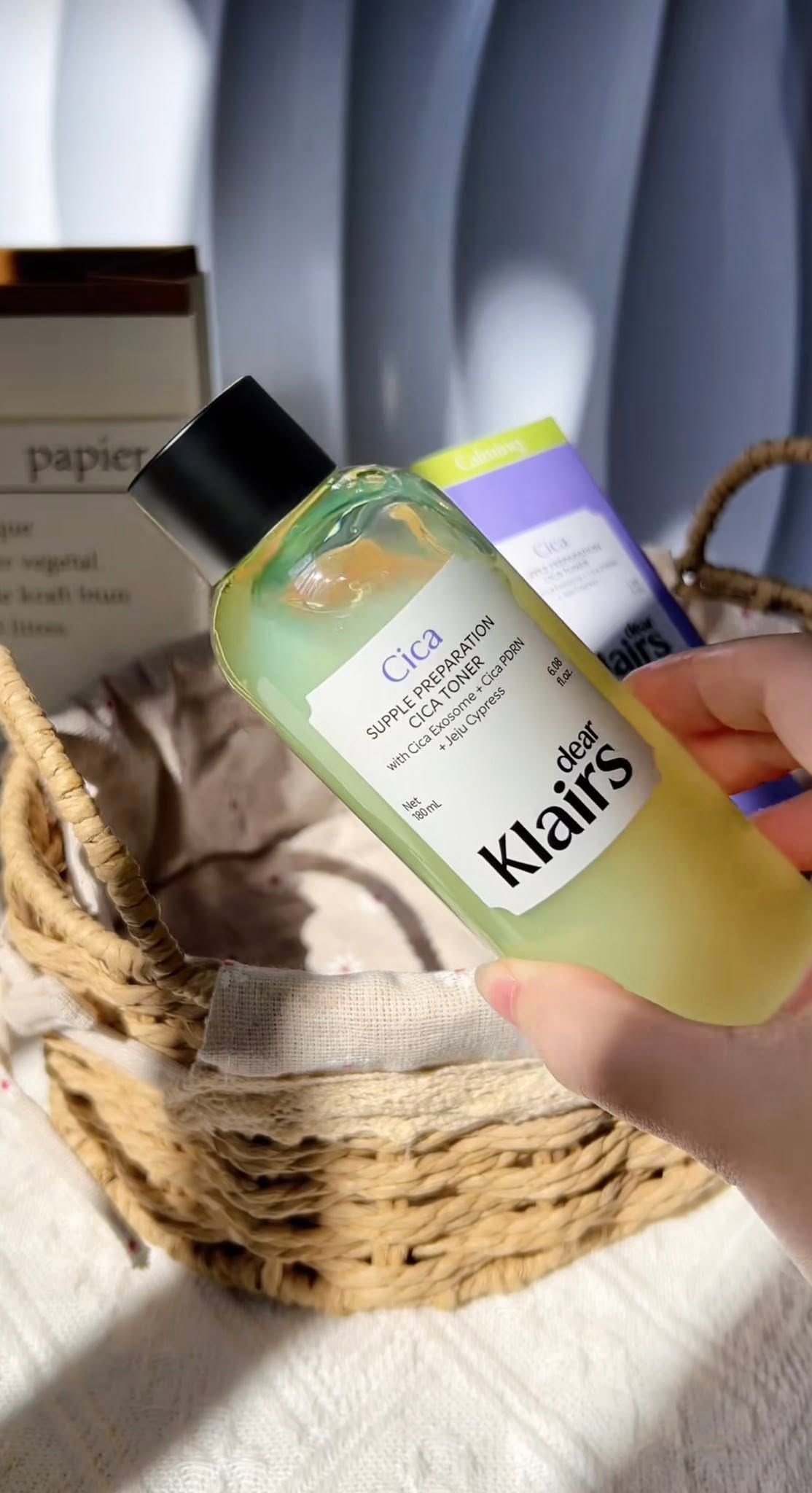  Nước Hoa Hồng Làm Dịu, Phục Hồi Klairs Supple Preparation Cica Toner 180ml 