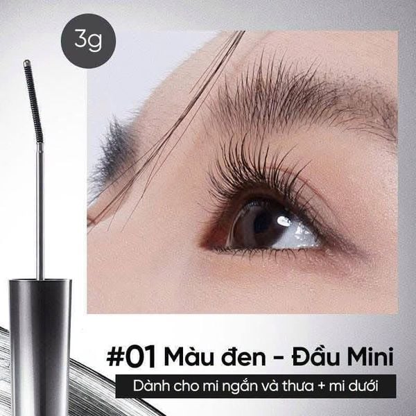  Chuốt mi dài, cong mi Judydoll Fine Curling Mascara 3g 
