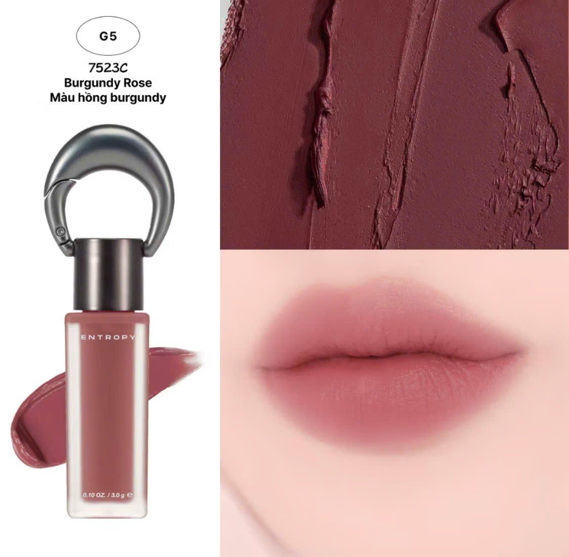  (Mẫu mới) Son Tint Bóng, Lì Entropy Charm Tint 3g 