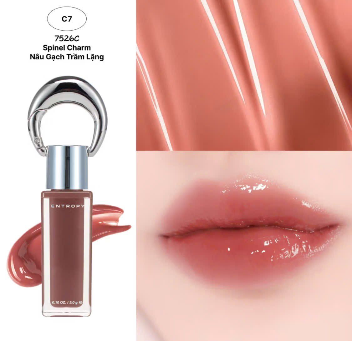  (Mẫu mới) Son Tint Bóng, Lì Entropy Charm Tint 3g 