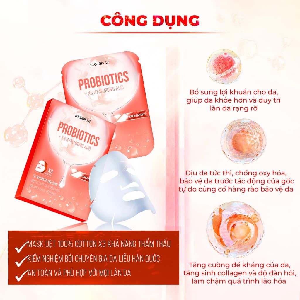  Mặt nạ cấp ẩm, dưỡng trắng da Foodaholic Ample Mask 23ml (1 miếng) 