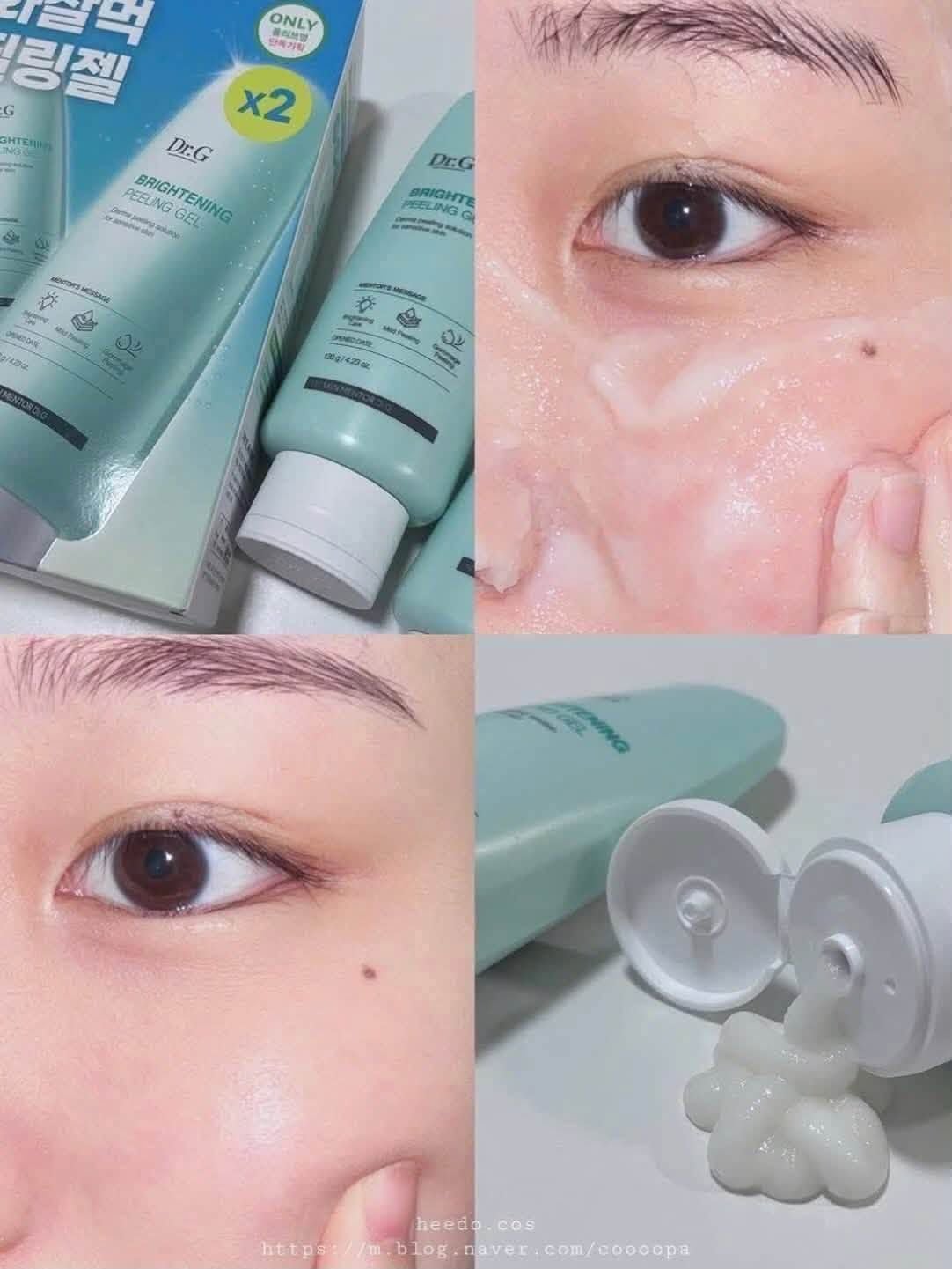  Tẩy Tế Bào Chết Dạng Gel Dịu Nhẹ, Làm Sáng Da Dr.G Brightening Peeling Gel 120g 
