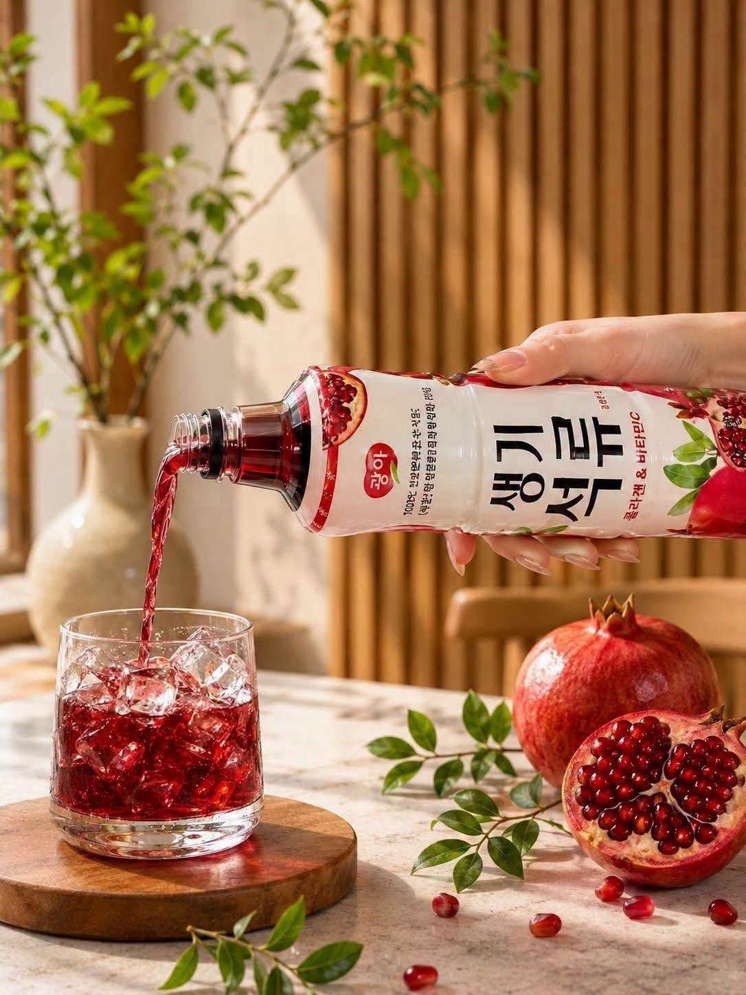  Nước Giấm Lựu Kwangya Hàn Quốc 500ml/ 970ml (Mẫu mới) 
