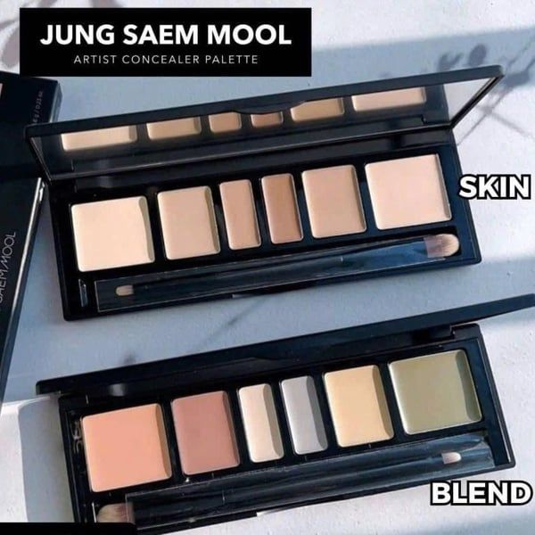  Bảng Triệt Sắc Jung Saem Mool Artist Concealer Palette 6.6g 