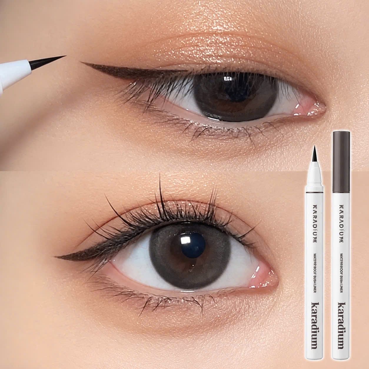  Kẻ mắt nước chống trôi Karadium Waterproof Brush Liner 