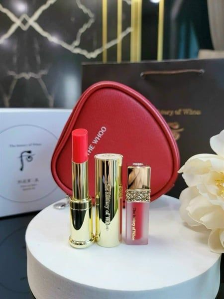  Set Son Dưỡng The History Of Whoo Gongjinhyang:Mi Glow Lip Balm Special Set 