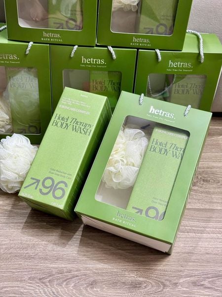  Sữa Tắm Hương Nước Hoa Hetras Body Wash 1013ml (TẶNG BÔNG TẮM) 