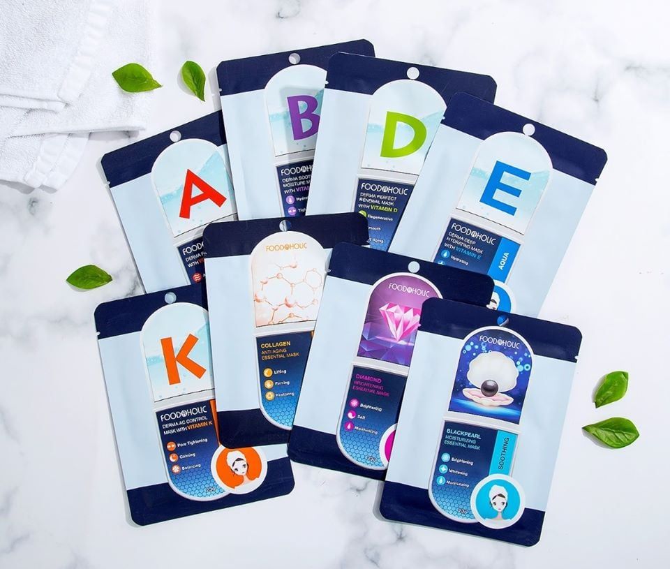  Mặt nạ giấy cấp ẩm, dưỡng sáng Foodaholic Essential Mask 23g (1 miếng) 