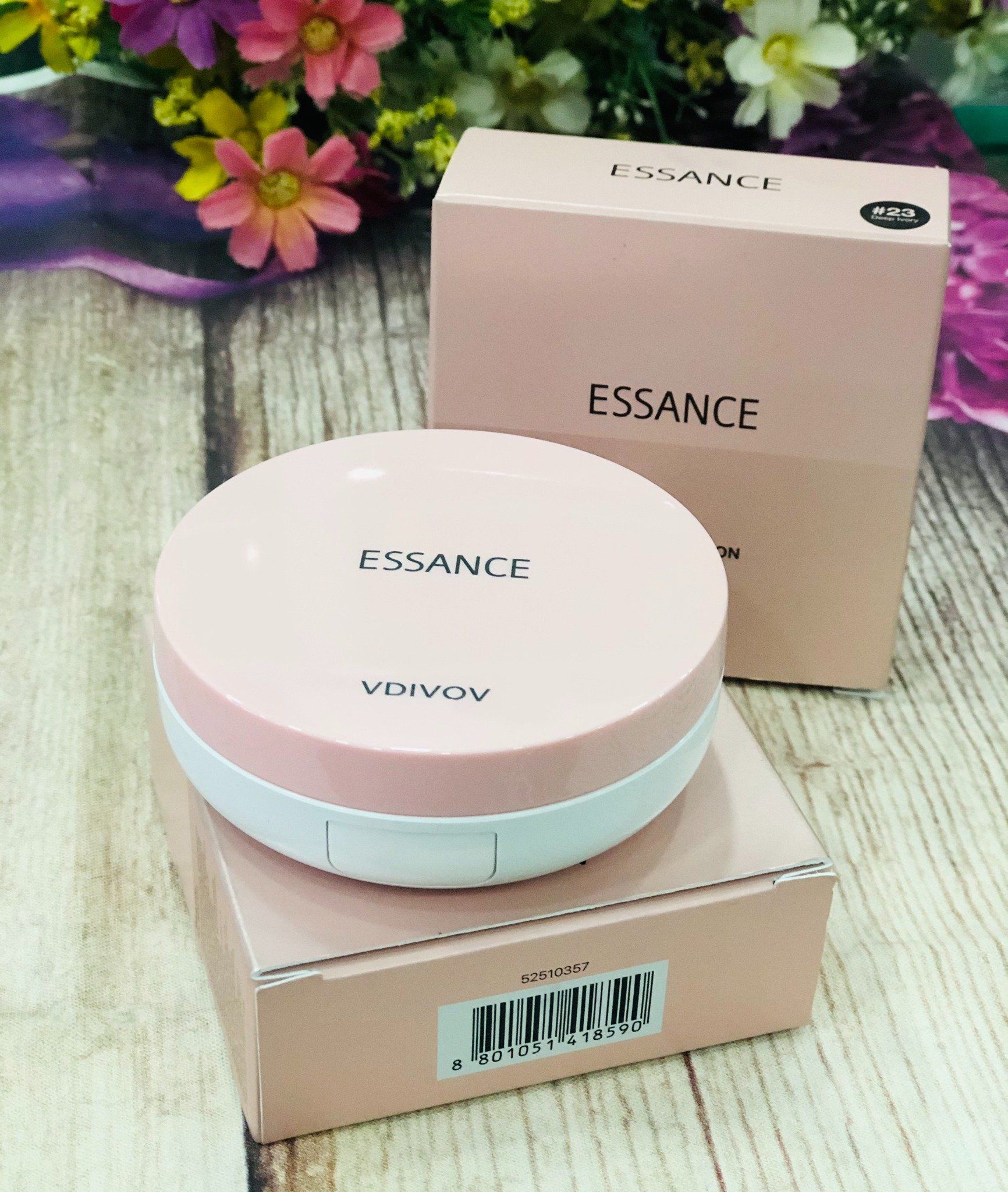  Phấn Nước Mịn Lì Tự Nhiên Essance Veil Fit Cushion SPF50+ PA+++ 15g 
