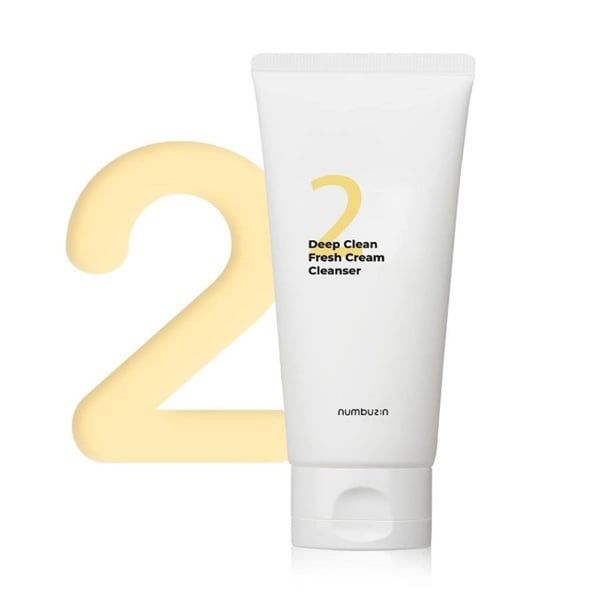  Sữa Rửa Mặt Dịu Nhẹ Numbuzin No.2 Deep Clean Fresh Cream Cleanser 120ml 