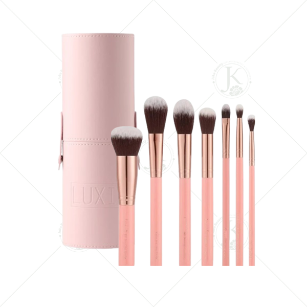  Bộ Cọ 7 Cây LUXIE Rose Gold Collection (Hồng) 