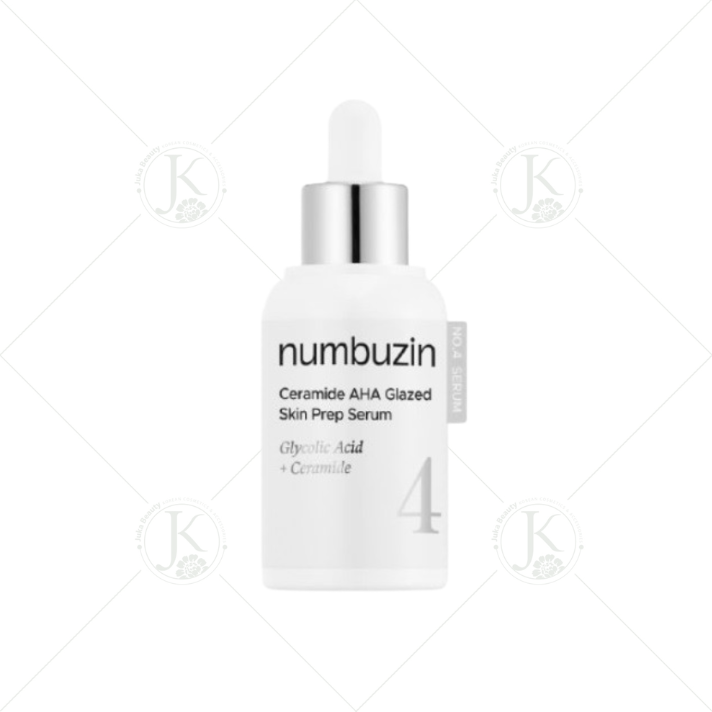  Tinh Chất Tẩy Tế Bào Chết, Căng Bóng Da Numbuzin No.4 Ceramide AHA Glazed Skin Prep Serum 30ml 