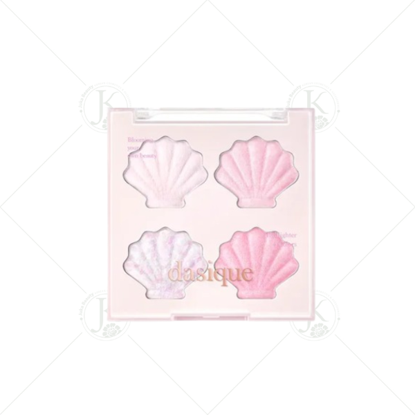  Phấn Bắt Sáng 4 Ô Dasique Shine Glowy Highlighter Palette 5.6g 