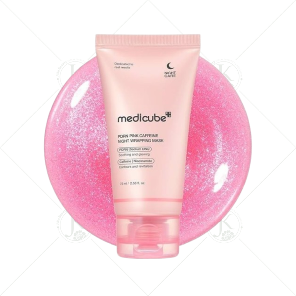 Mặt Nạ Ngủ Căng Bóng, Tái Tạo Da Medicube PDRN Pink Caffeine Night Wrapping Mask 75ml