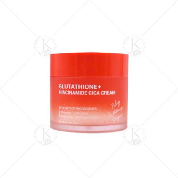  Kem Dưỡng Trắng, Thu Nhỏ Lỗ Chân Lông Angel's Liquid Glutathione+ Niacinamide Cica Cream 50ml (Bản Đỏ) 