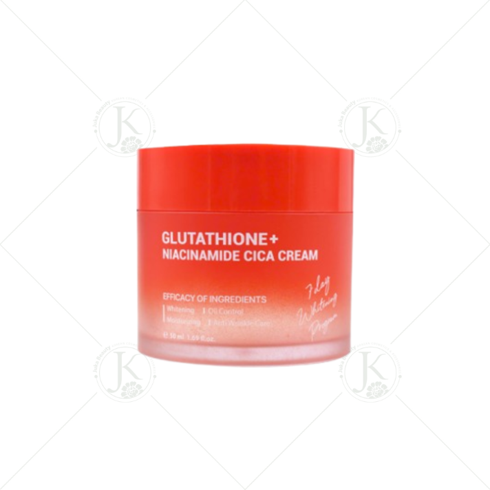  Kem Dưỡng Trắng, Thu Nhỏ Lỗ Chân Lông Angel's Liquid Glutathione+ Niacinamide Cica Cream 50ml (Bản Đỏ) 
