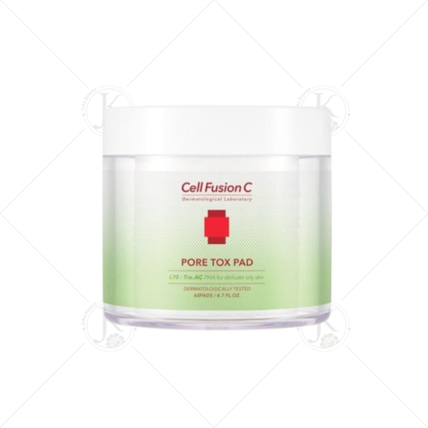  Toner Pad Dưỡng ẩm, Kiềm Dầu Cell Fusion C PORE TOX Pad (60 miếng) 