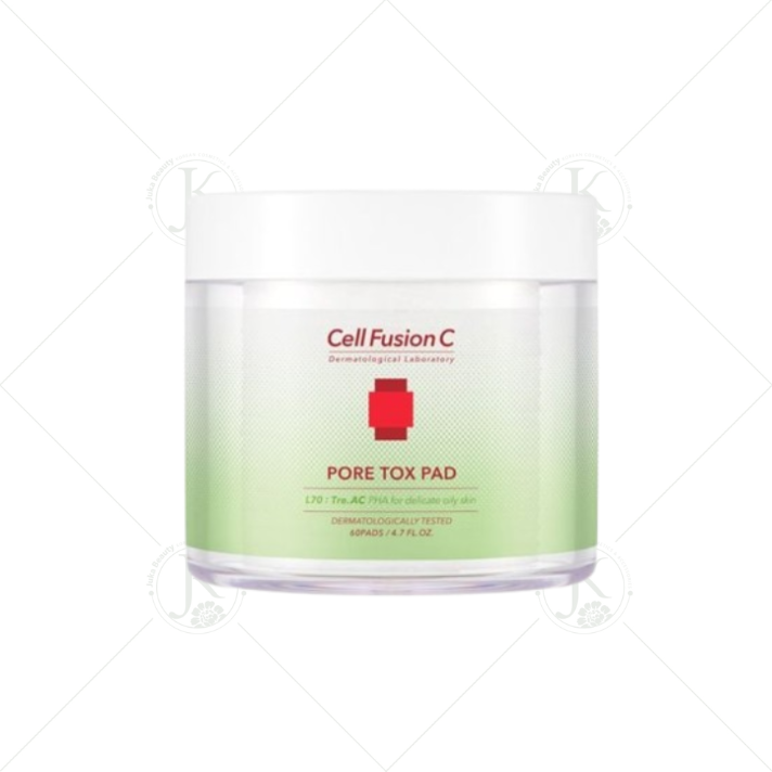  Toner Pad Dưỡng ẩm, Kiềm Dầu Cell Fusion C PORE TOX Pad (60 miếng) 