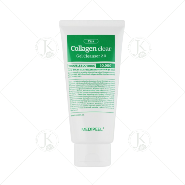  (XANH LÁ) Sữa Rửa Mặt Medi Peel Green Cica Collagen Clear Gel Cleanser 2.0 