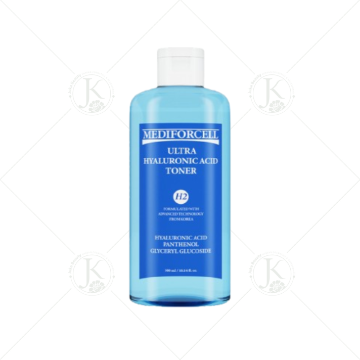  Nước Hoa Hồng Dưỡng Ẩm, Sáng Da Mediforcell Ultra Hyaluronic Acid Toner 300ml 