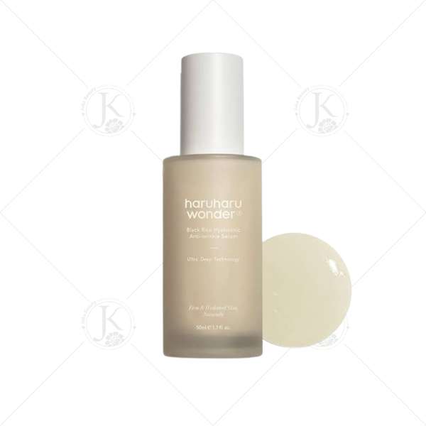  Tinh Chất Haruharu Cấp Ẩm, Ngừa Lão Hóa Haruharu Wonder Black Rice Hyaluronic Anti-Wrinkle Serum 50ml 