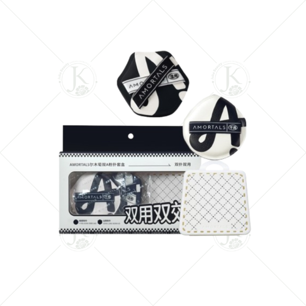  Bộ 2 Bông Mút Amortals Double A Powder Puff Set 