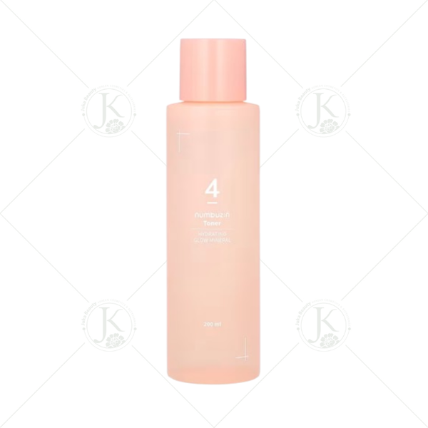  Nước Hoa Hồng Numbuzin No.4 Hydrating Glow Mineral Toner 200ml 