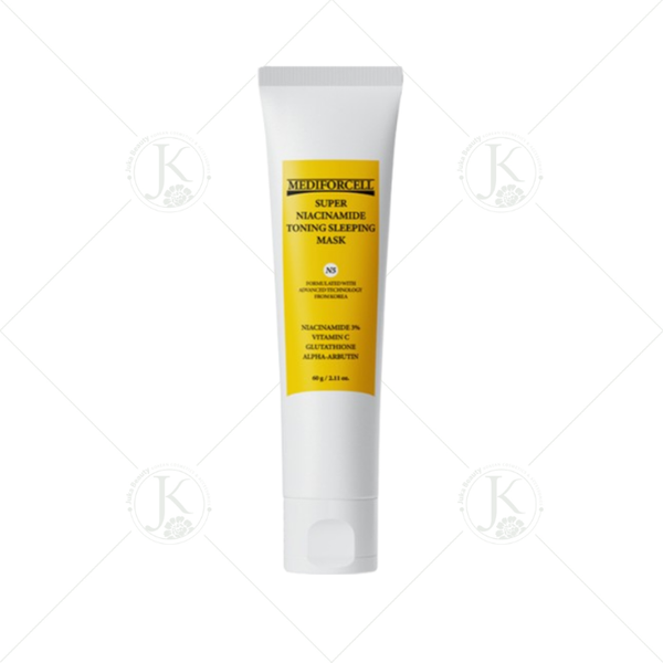  Mặt Nạ Ngủ Dưỡng Ẩm, Sáng Da Mediforcell Super Niacinamide Toning Sleeping Mask 60g 