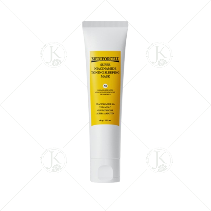  Mặt Nạ Ngủ Dưỡng Ẩm, Sáng Da Mediforcell Super Niacinamide Toning Sleeping Mask 60g 
