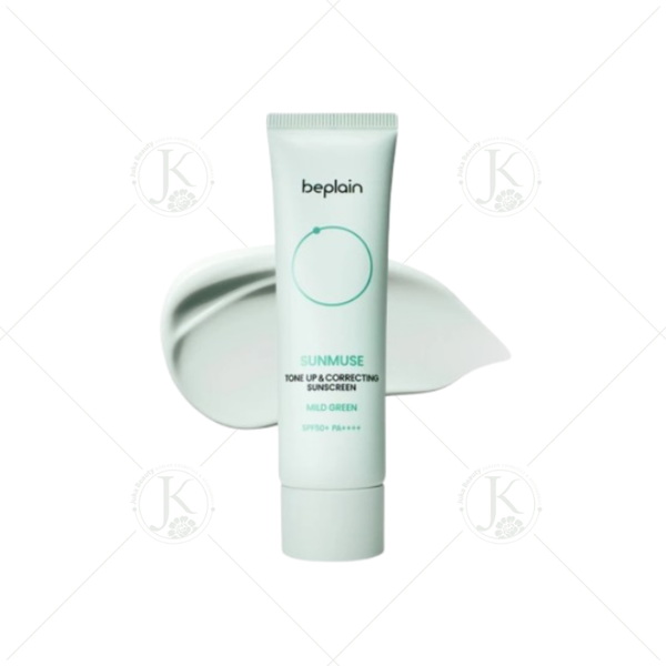  (XANH NGỌC) Kem Chống Nắng Dịu Da Beplain Sunmuse Tone Up & Correcting Sunscreen MILD GREEN SPF50+ PA++++ 50ml 