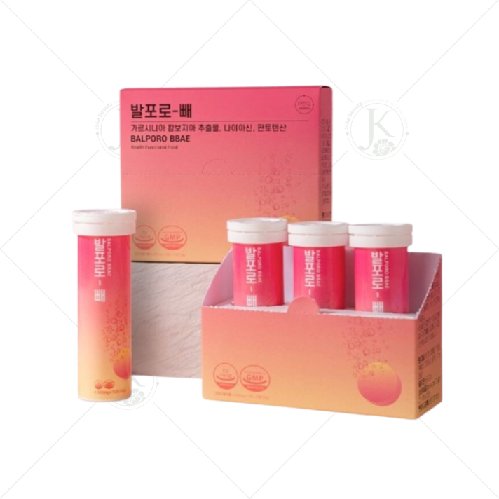  Viên Sủi Hỗ Trợ Giảm Cân Balporo Bbae Health Functional Food (10v x 3 ống) 