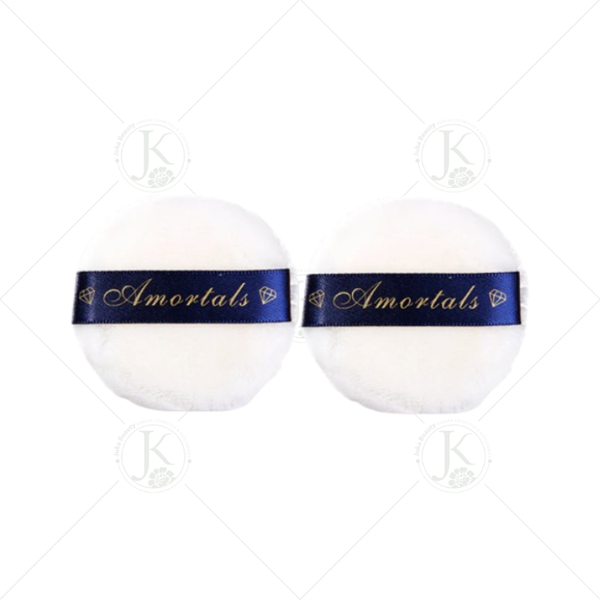  Bộ 2 Bông Phấn Phủ Amortals Silky Velvet Natural Finishing Powder Puff 
