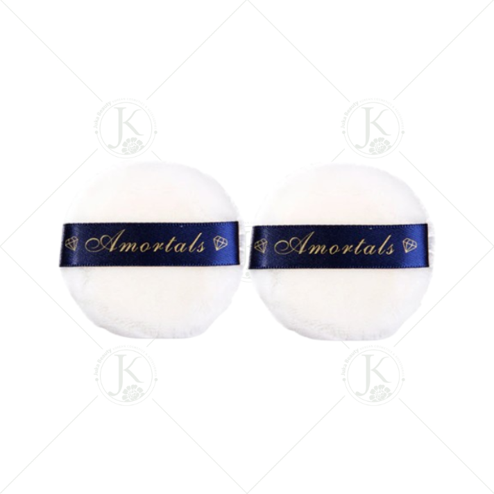  Bộ 2 Bông Phấn Phủ Amortals Silky Velvet Natural Finishing Powder Puff 