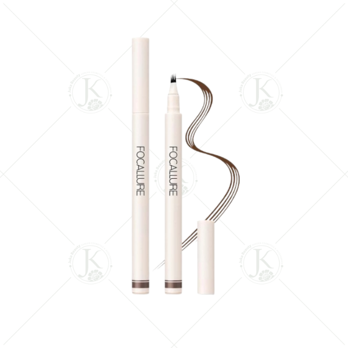  Bút Chì Phẩy Sợi Chân Mày Focallure Fluff Tinted Brow Ink Pen #FA161_02-SOFT BROWN 