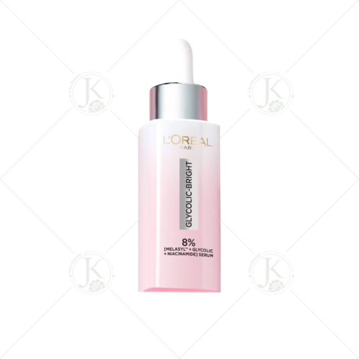  (Mẫu mới) Tinh Chất Dưỡng Sáng L'Oréal LOREAL Glycolic Bright Anti Dark Spot Brightening Serum 30ml 