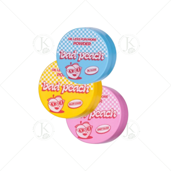  (HSD T6/2026) Phấn Phủ Bột Kiềm Dầu, Che Phủ Bad Peach Oil Less Fun More Powder SPF35/ PA++ 4g 