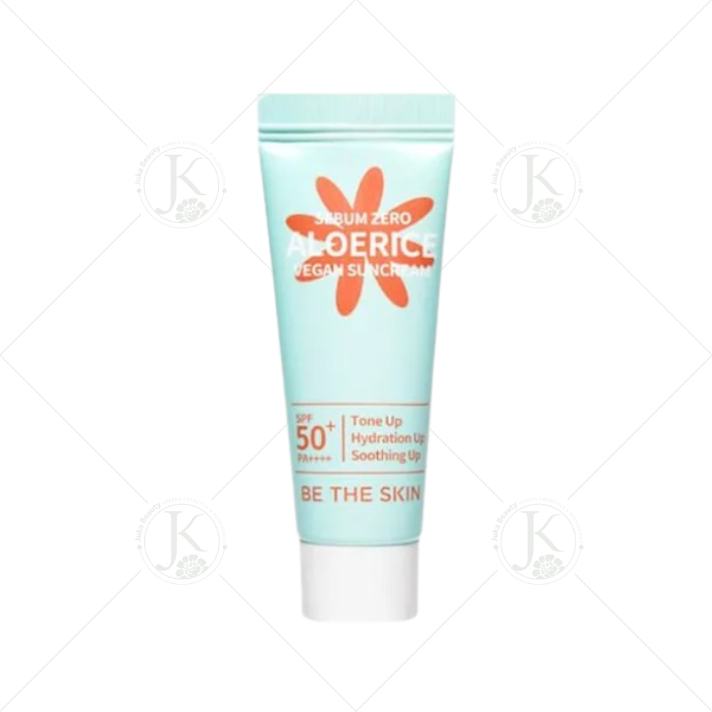  Kem Chống Nắng Thuần Chay Be The Skin Sebum Zero Aloerice Vegan Suncream SPF50+ PA++++ 50ml 