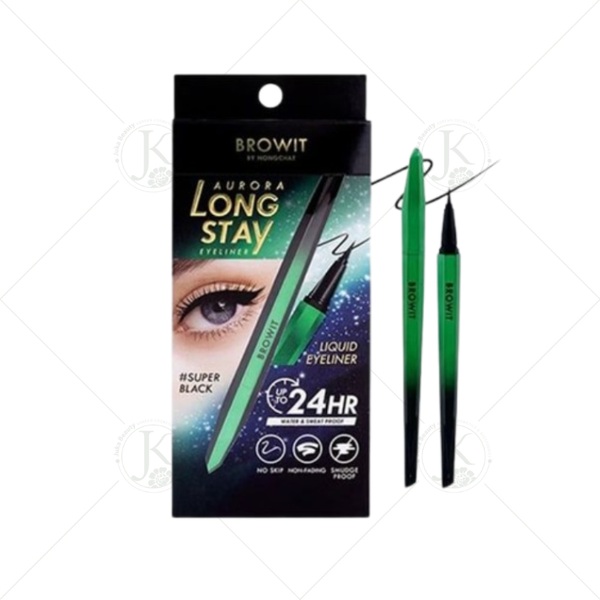 Kẻ Mắt Nước Browit By Nongchat Aurora Long Stay Eyeliner SUPER BLACK