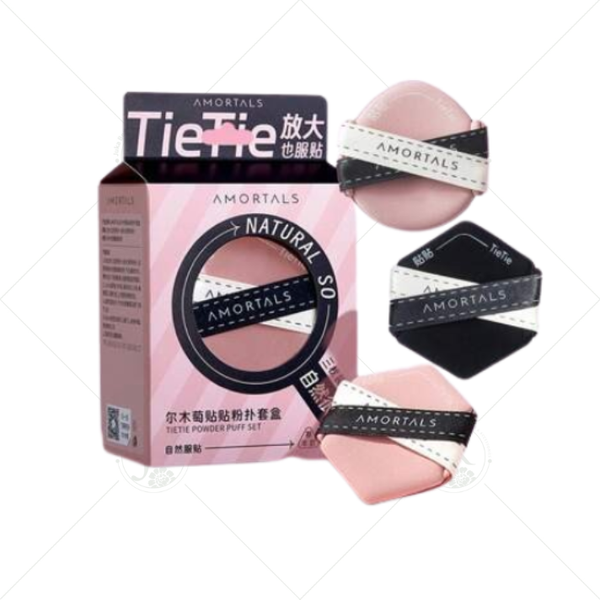  SET 3 Bông Mút Tán Kem Nền Dạng Lỏng Amortals TieTie Powder Puff Set 