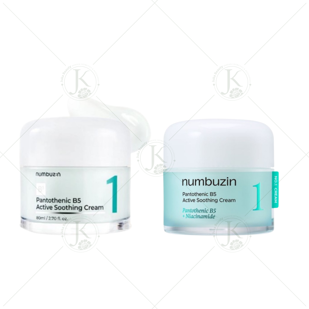  Kem Dưỡng ẩm, Giảm Dầu Mụn Numbuzin No.1 Pantothenic B5 Active Soothing Cream 80ml 