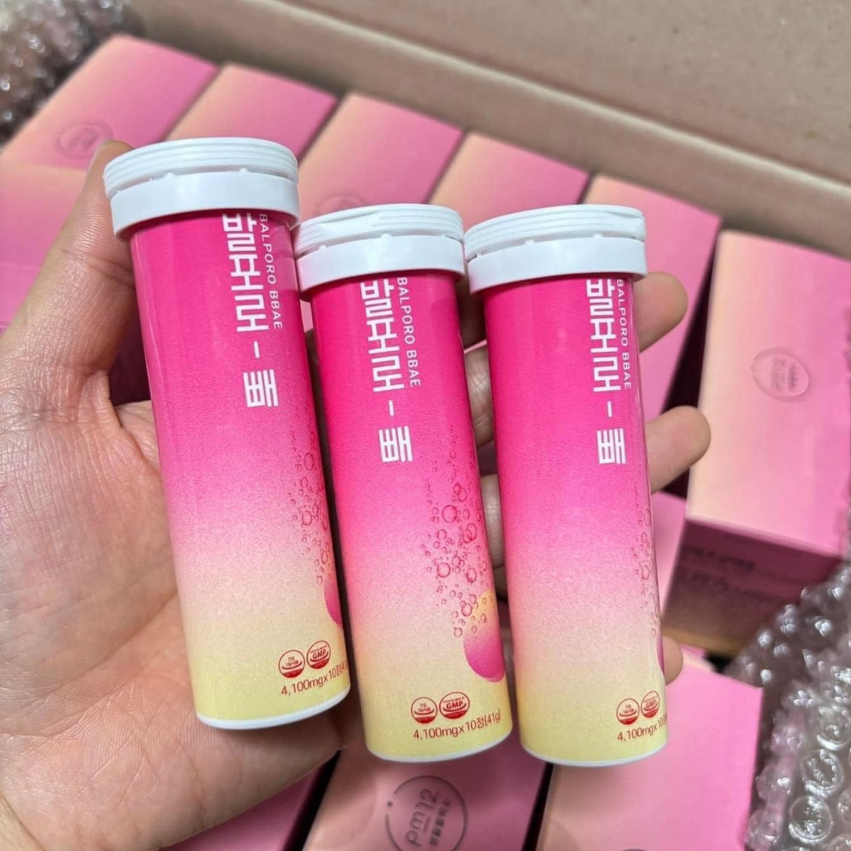  Viên Sủi Hỗ Trợ Giảm Cân Balporo Bbae Health Functional Food (10v x 3 ống) 